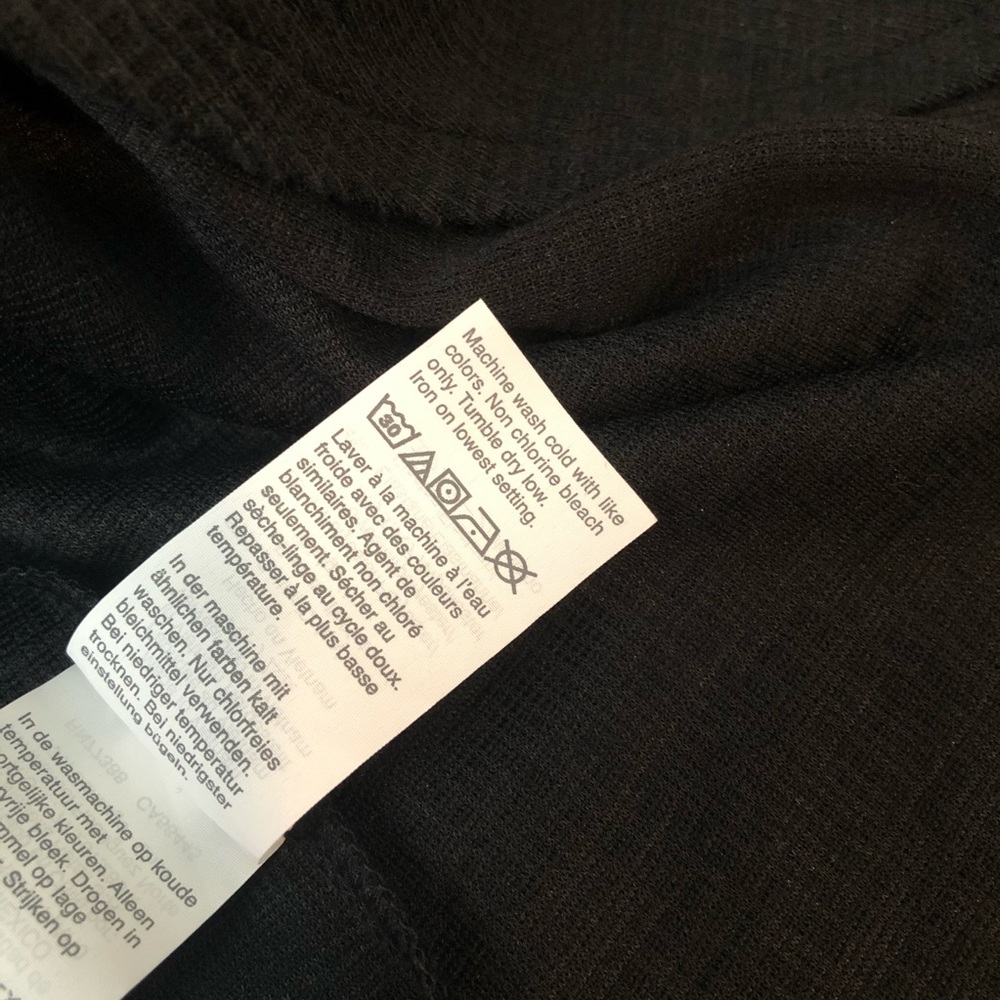 NWT Jcrew black wrap dress, size medium